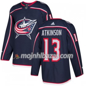 Dresovi Columbus Blue Jacket Trikots Cam Atkinson 13 Adidas 2017-2018 Navy Plava Authentic - Muške